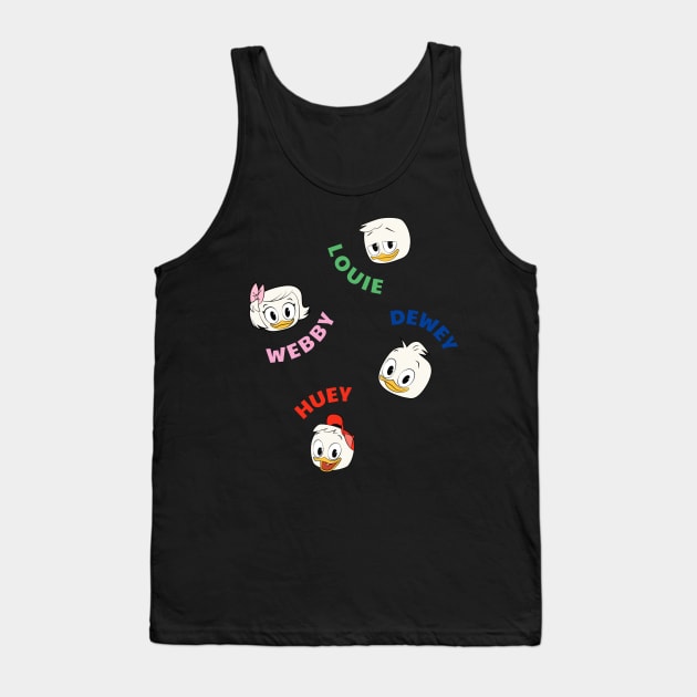 Three Nephews and Honorary Fourth Nephew Tank Top by Amores Patos 